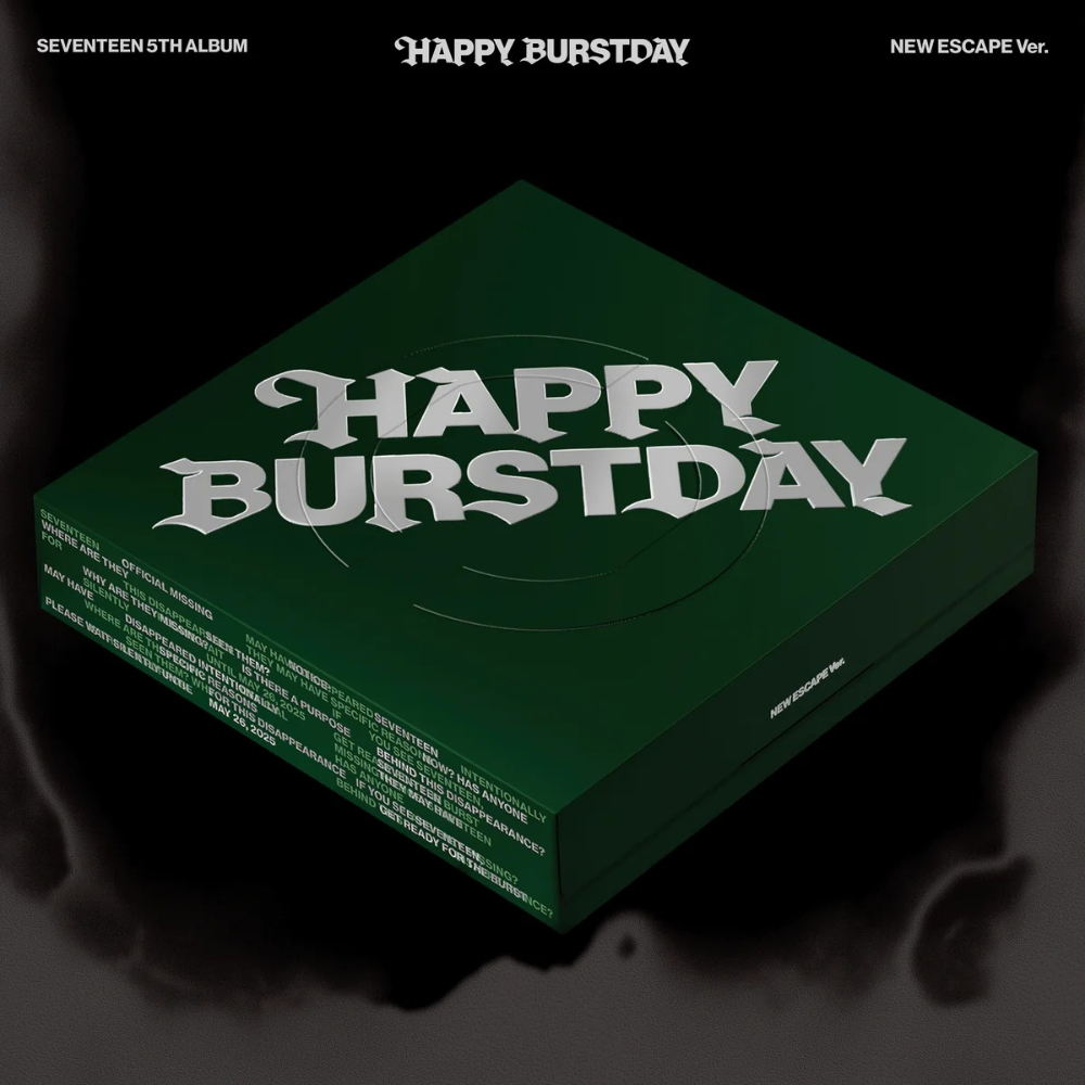 SEVENTEEN - 5TH ALBUM : HAPPY BURSTDAY (NEW ESCAPE VER.) (CD)