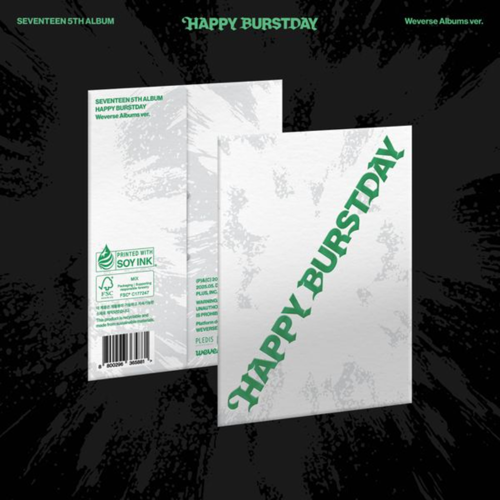 SEVENTEEN - 5TH ALBUM : HAPPY BURSTDAY (WEVERSE VER.)