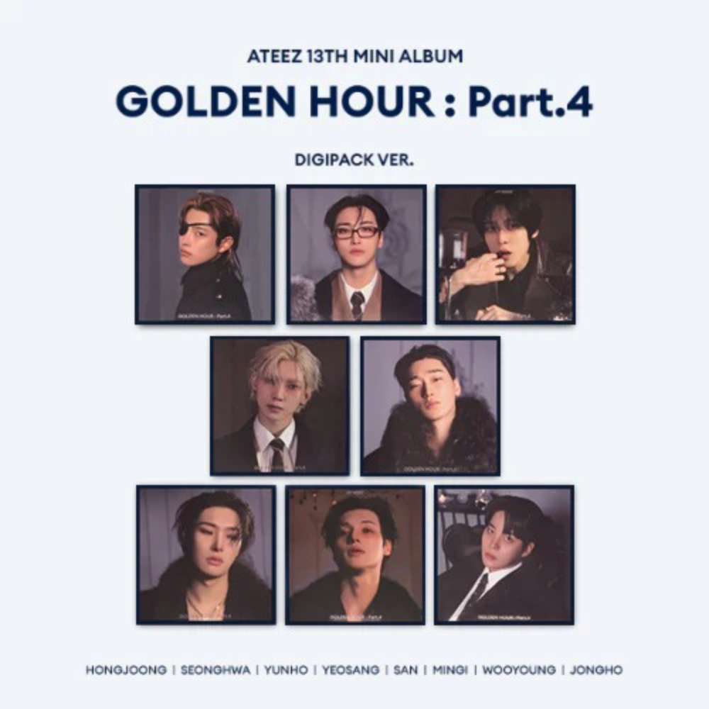 ATEEZ - 13TH MINI ALBUM: GOLDEN HOUR PART.4 (DIGIPACK VER.) (CD