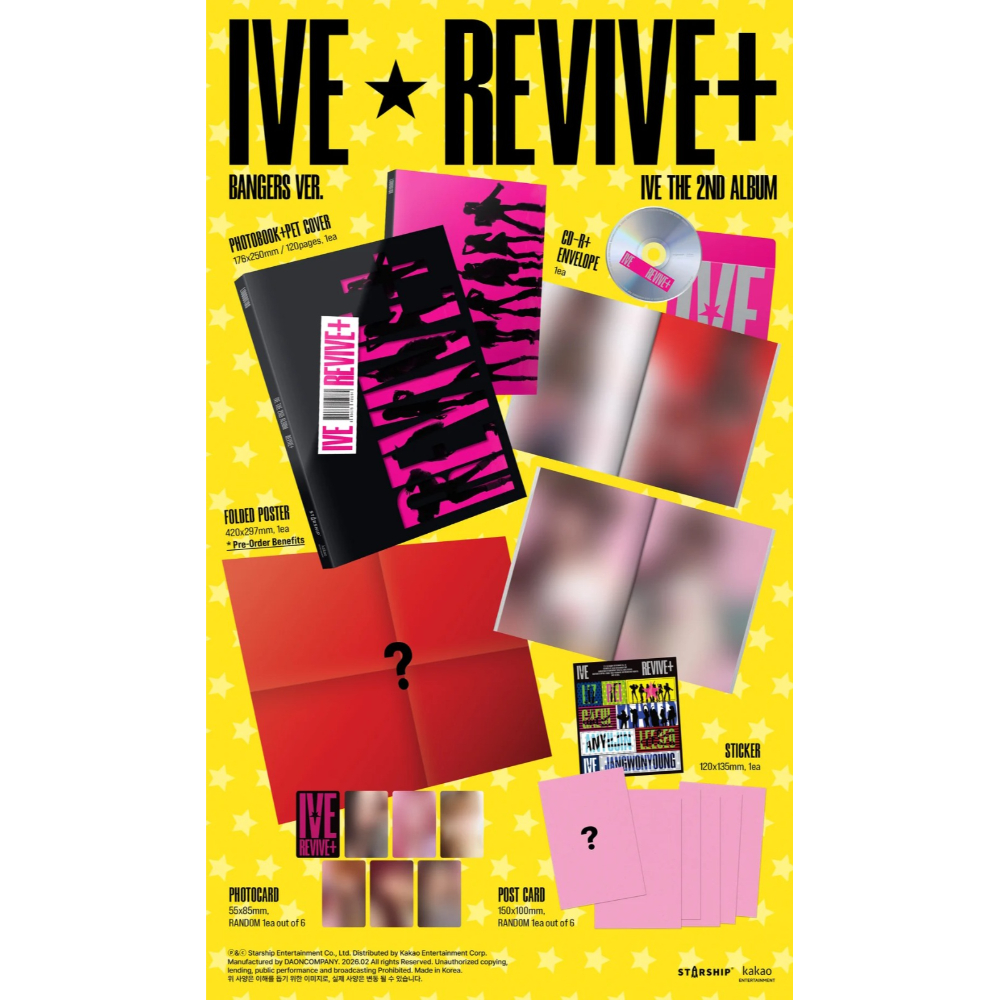 IVE - 2ND ALBUM: REVIVE+ (BANGERS VER.) (CD)