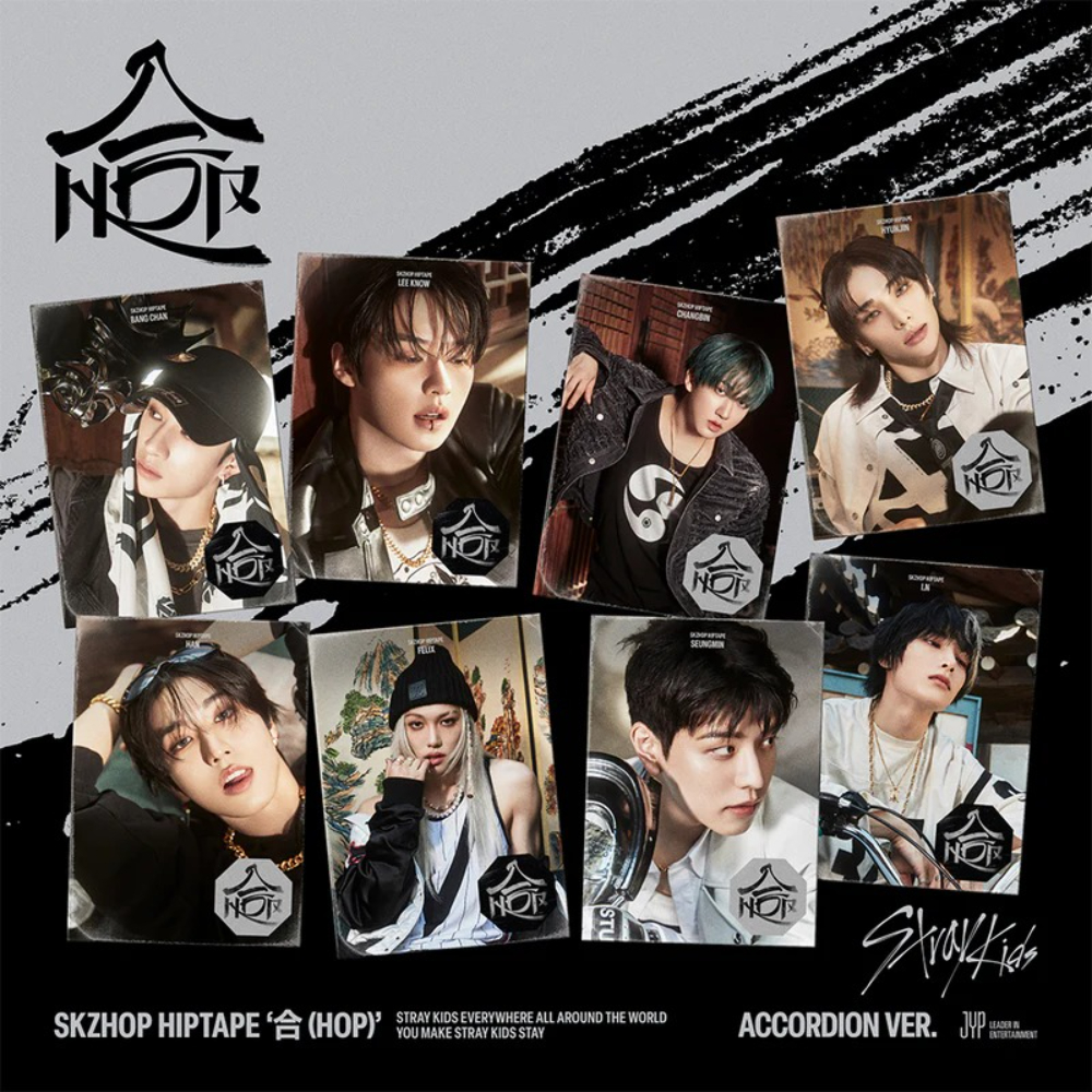 STRAY KIDS - SKZHOP HIPTAPE '合 (HOP)' (ACCORDION VER.) (RANDOM)