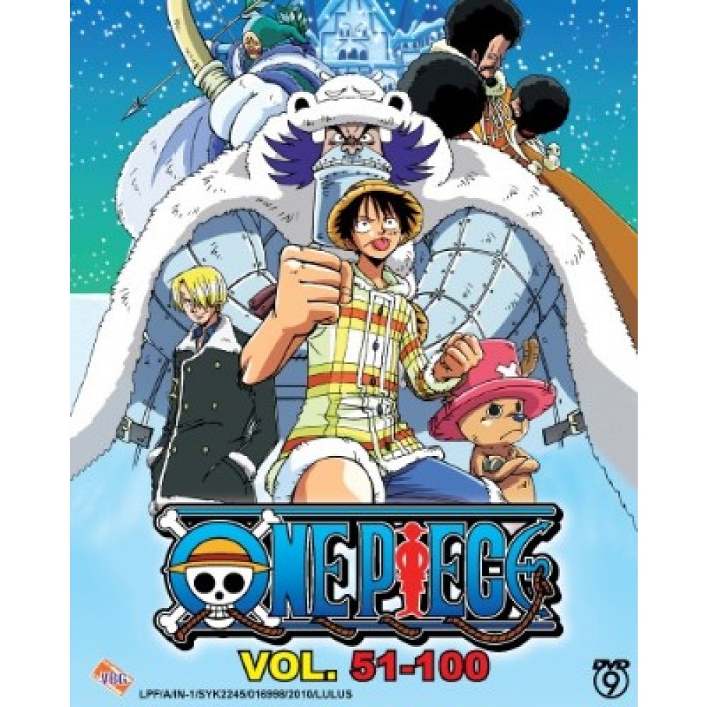 One Piece 海贼王box 2 Vol 51 100 4 Dvd
