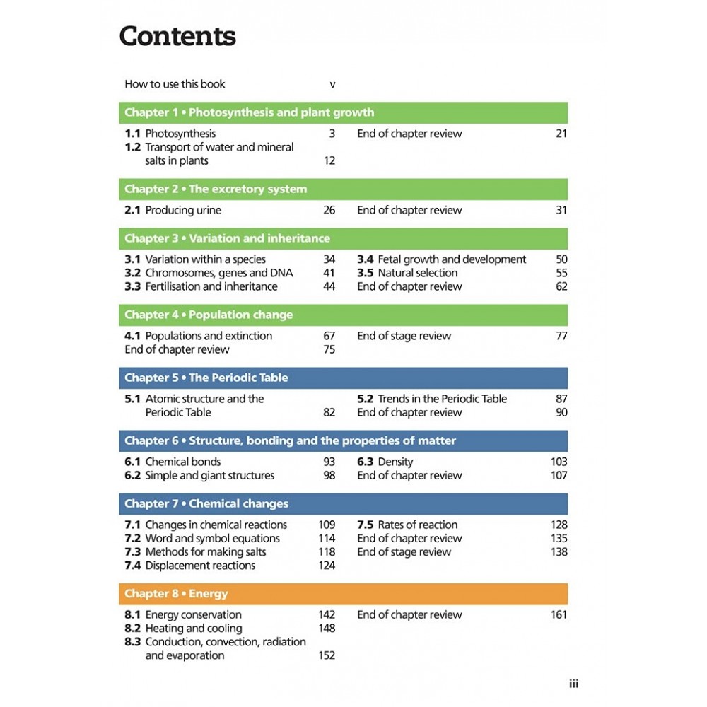 Stage 9 Cambridge Lower Secondary Science Student's Book