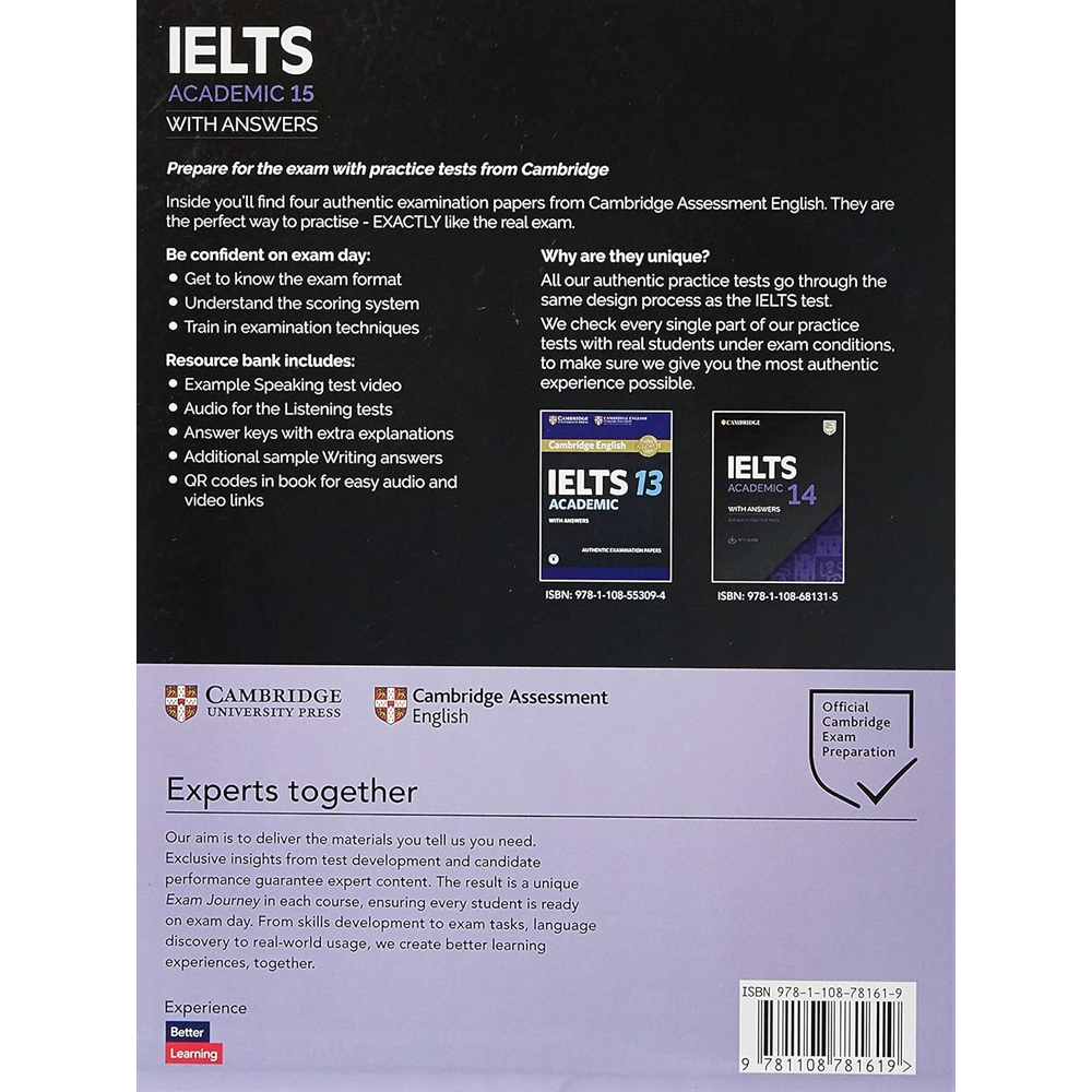 IELTS 15 Academic Student's Book with Answers with Audio with