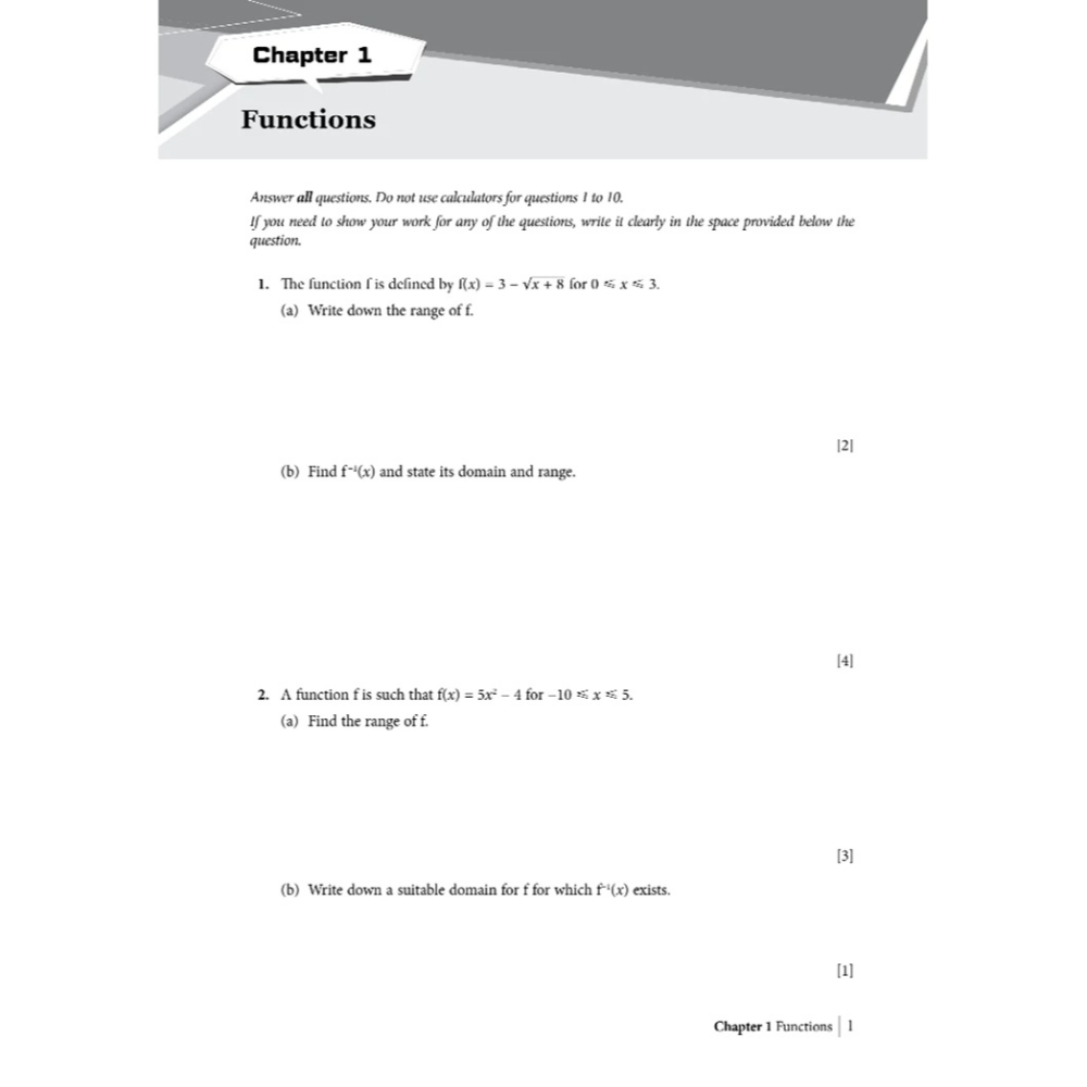 Ace Math Notes Pdf IGCSE™ Ace Your Additional Mathematics Workbook 2nd Edition