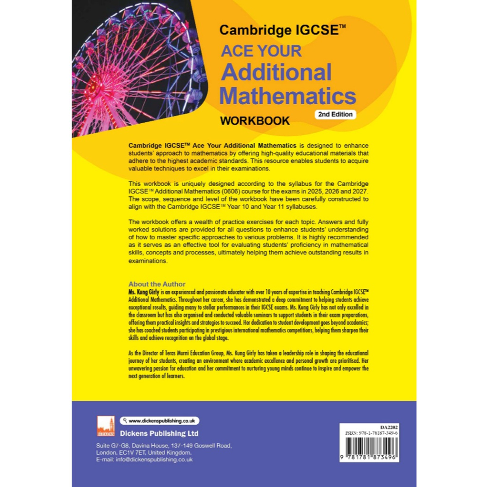 Ace Math Notes Pdf IGCSE™ Ace Your Additional Mathematics Workbook 2nd Edition