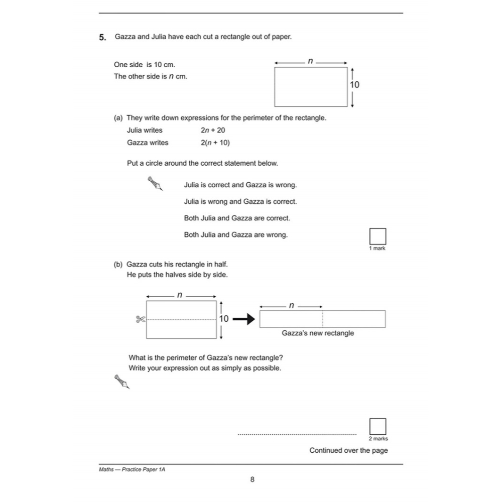Cache Ks3 KS3 Maths Practice Tests