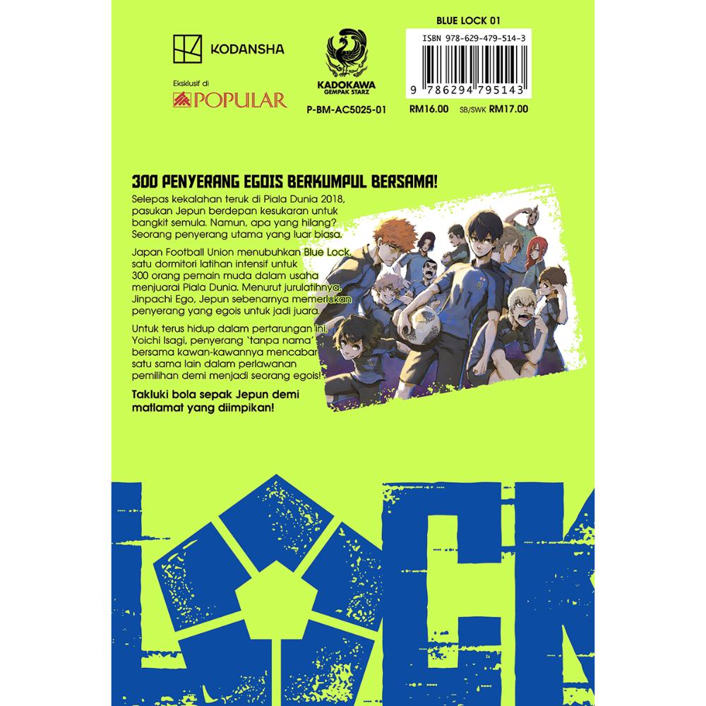 BLUE LOCK 01 (EKSKLUSIF DI POPULAR)