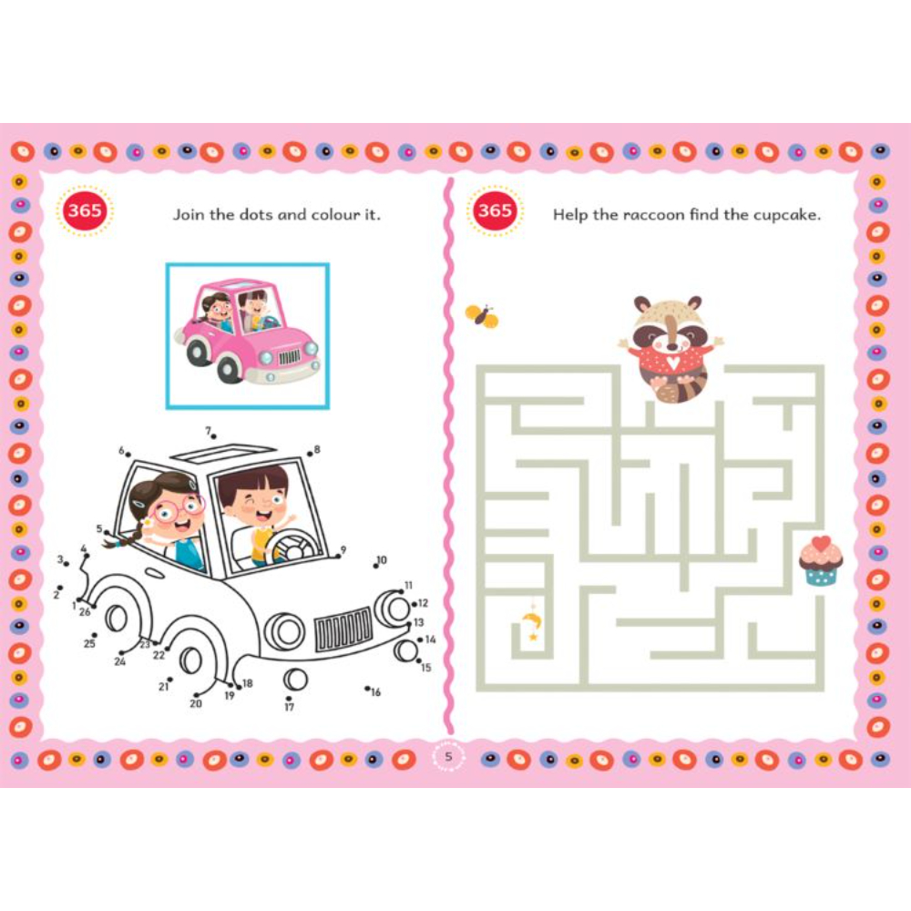 365 ACTIVITY BOOK FOR KIDS-YELLOW