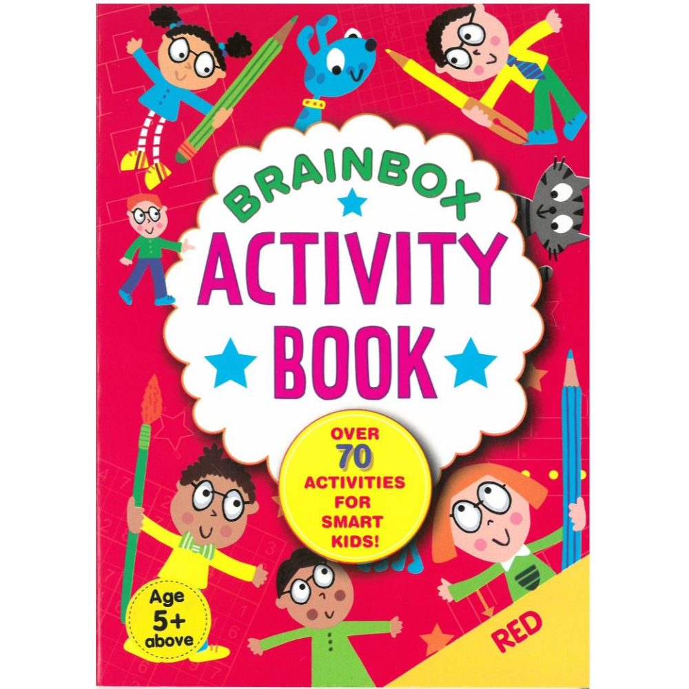 K1 BRAINBOX ACTIVITY BOOK RED
