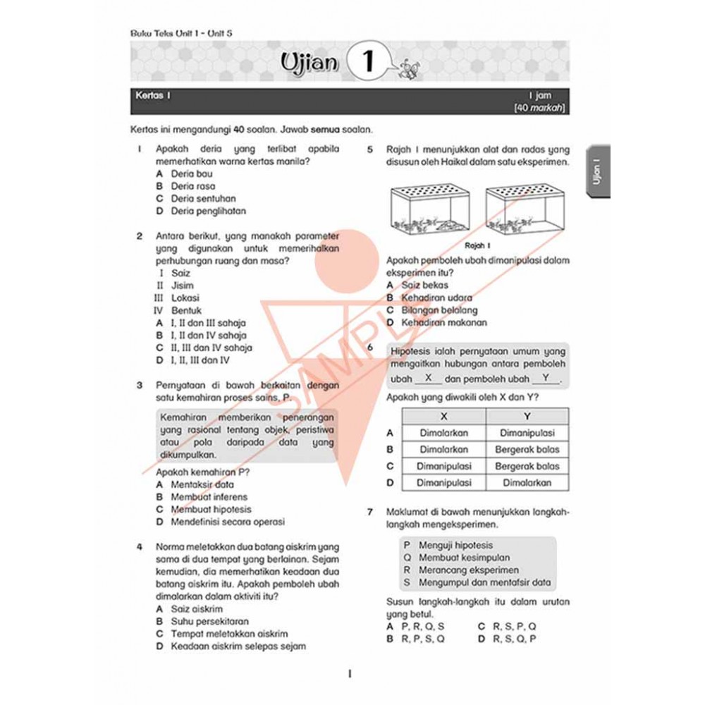 Tahun 4 Kertas Ujian Siap Sedia Sains