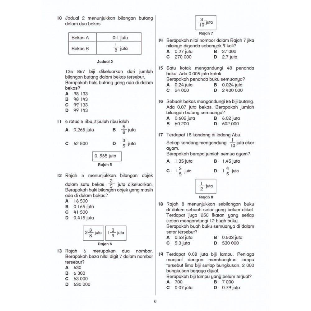 Tahun 6 Smart Topikal Matematik