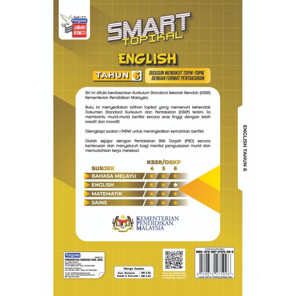 Tahun 6 Smart Topikal English