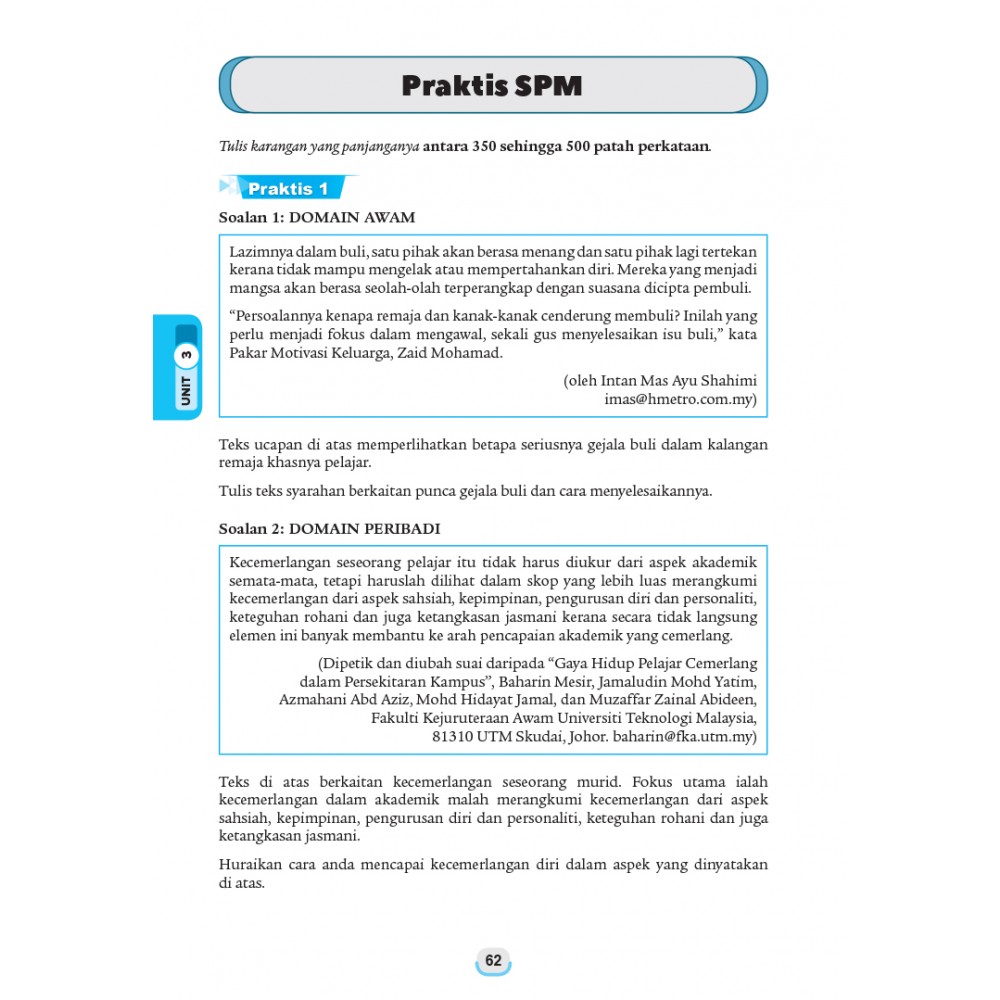 Revisi Cepat Spm Bahasa Melayu