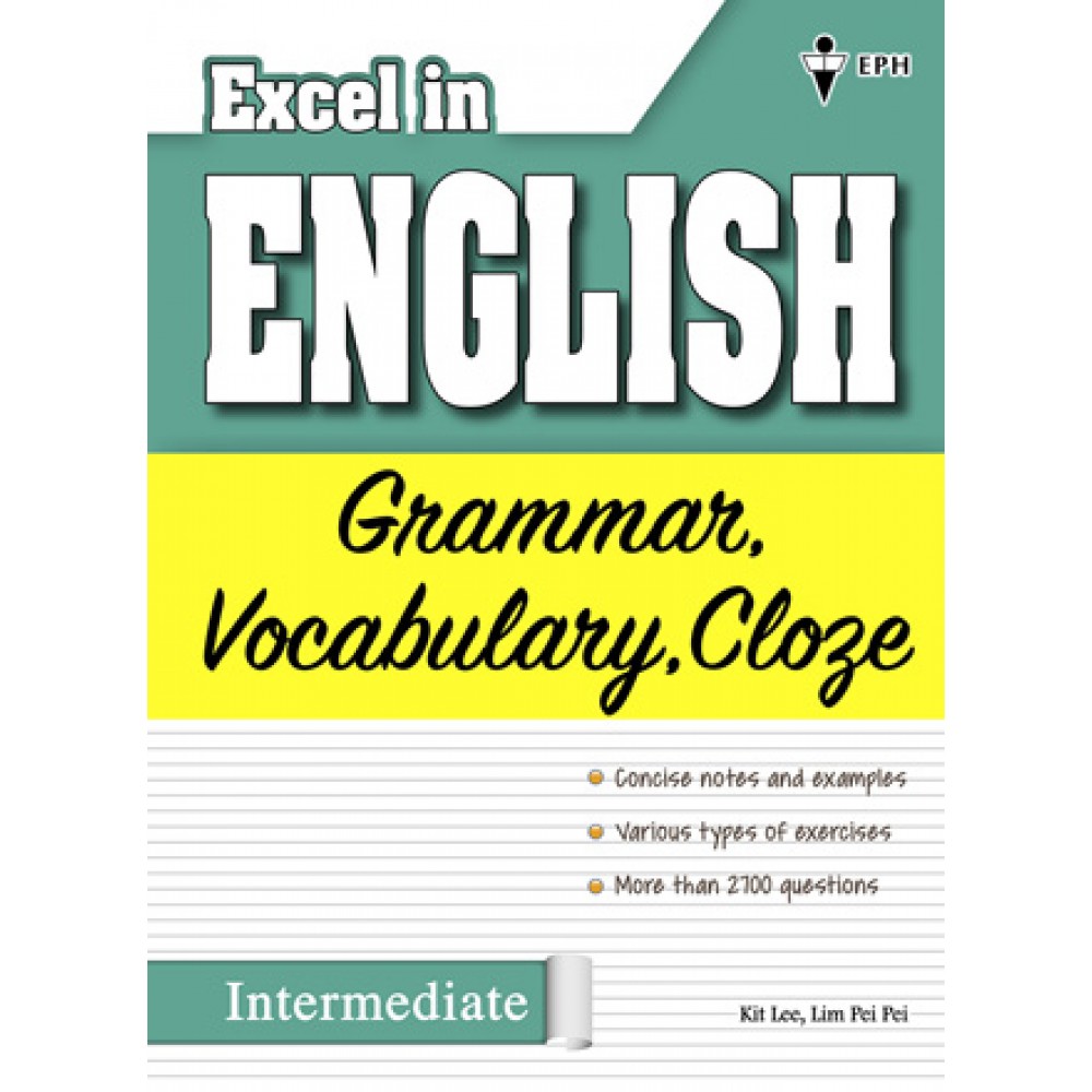 Excel In English Grammar Vocabulary Cloze Intermediate
