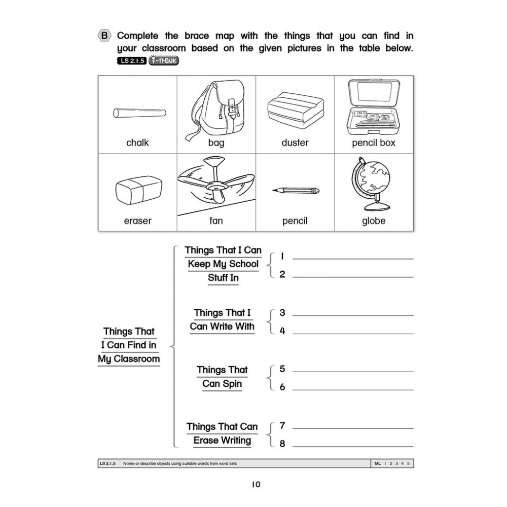 Tahun 1 Buku Latihan English