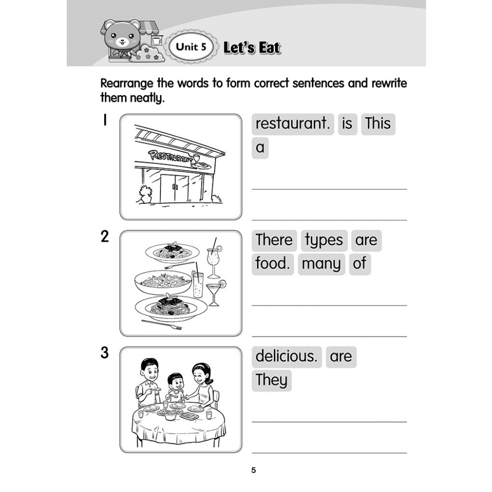 Rearrange Words Construct Sentences English