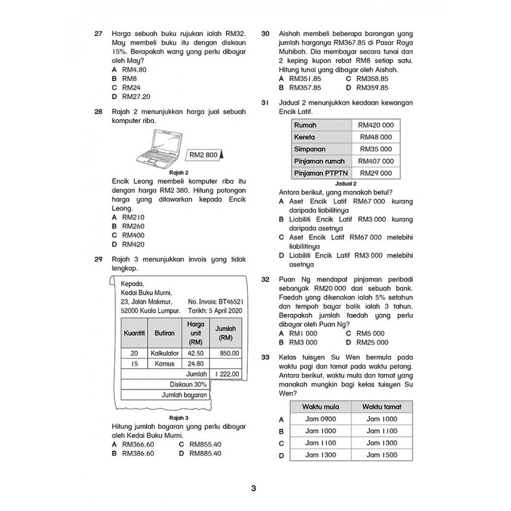 Upsr Kertas Model Progresif Matematik Upsr Sk Revision Books