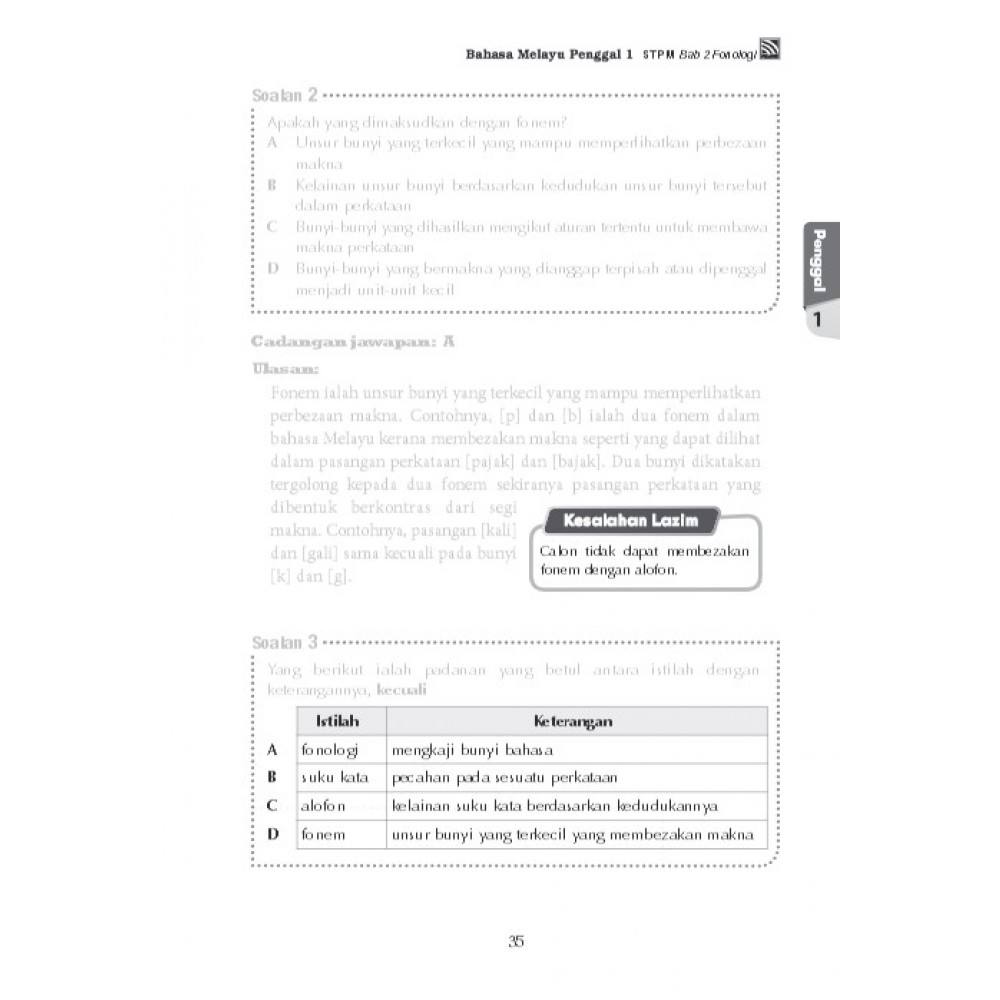 Penggal 1 2 3 Stpm Q A Bahasa Melayu