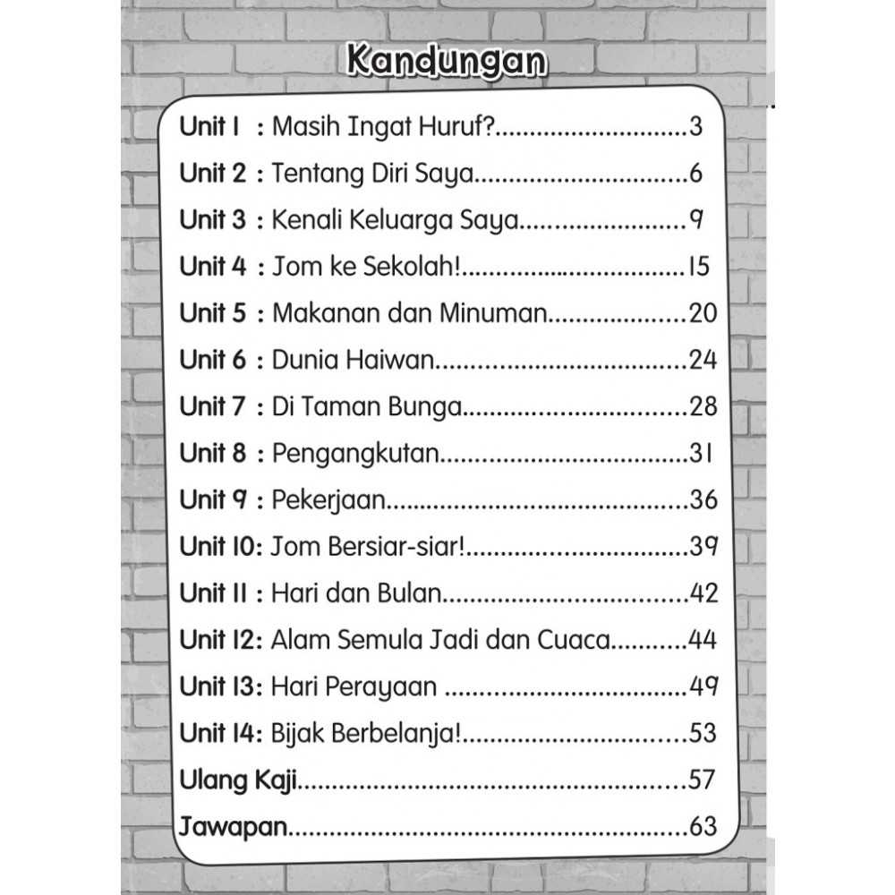 Get Set For Year One Bahasa Melayu