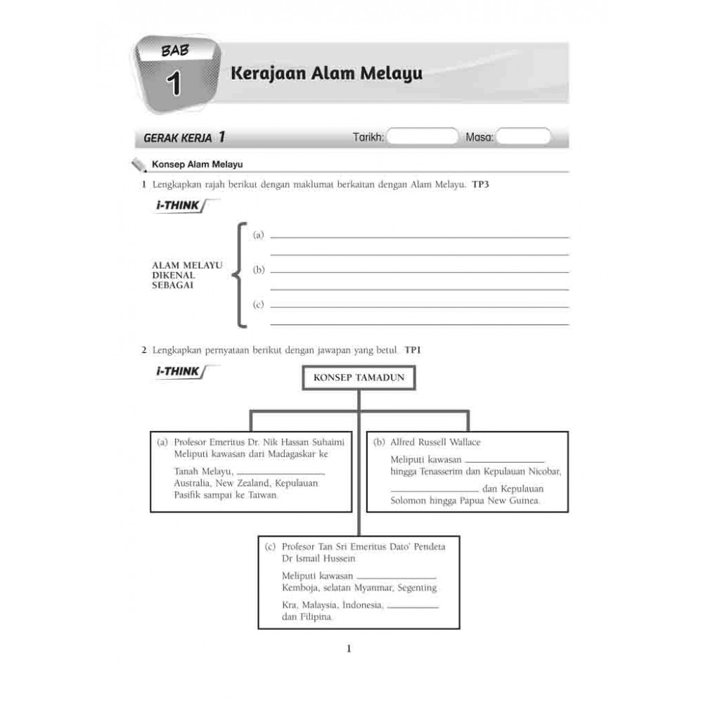 Tingkatan 2 Gerak Kerja Kssm Sejarah