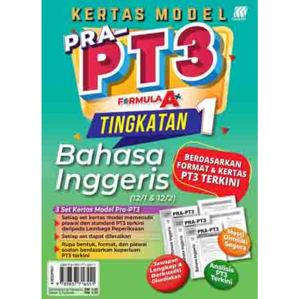 Tingkatan 1 Kertas Model Pra Pt3 Formula A English