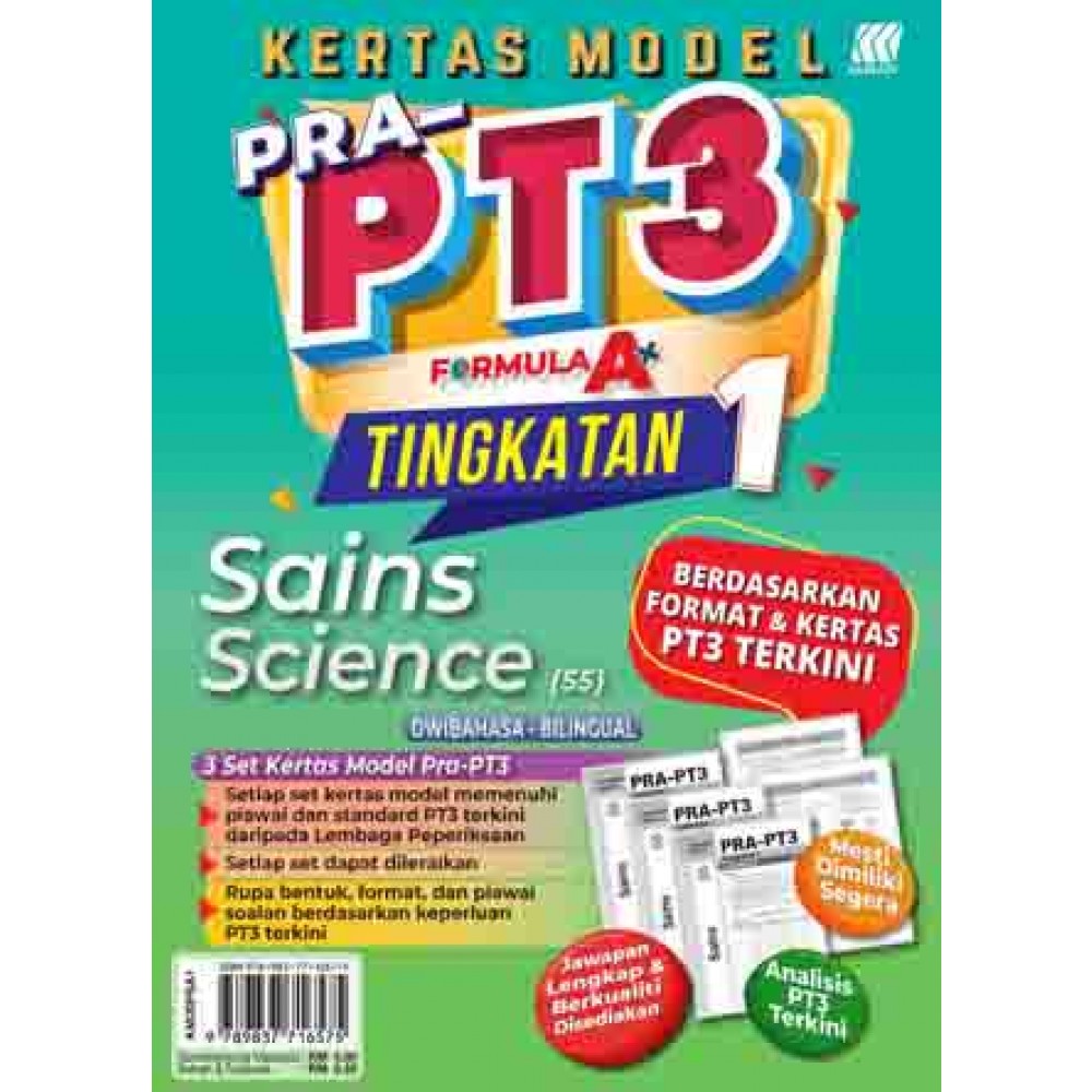 Tingkatan 1 Kertas Model Pra Pt3 Formula A Sains Bilingual