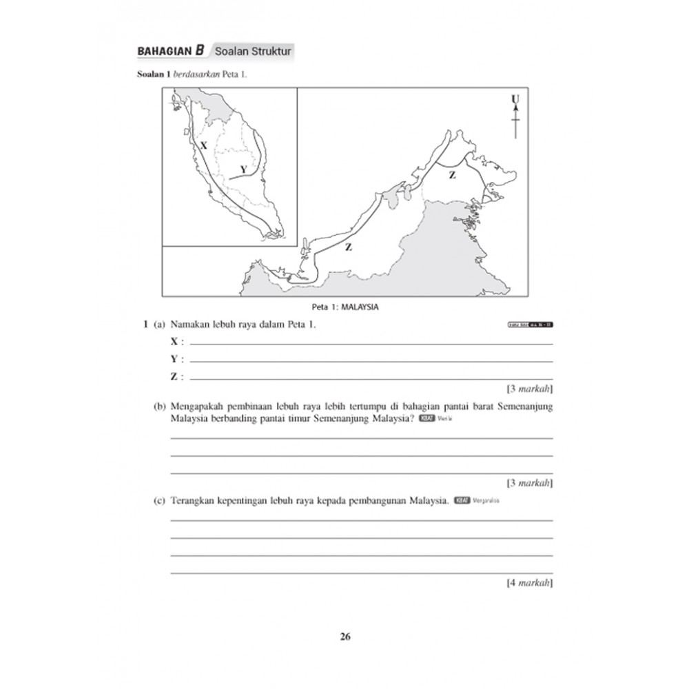 TINGKATAN 2 GERAK GEMPUR PDPR PT3 GEOGRAFI