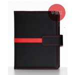 多功能线圈笔记本【PU皮面/华丽红】