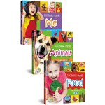 小寶貝的基礎100字：食物、我的世界、動物樂園(全套3冊+3CD)100BasicWordsaboutFood、Me、Animals
