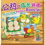 公鸡的成长拼图